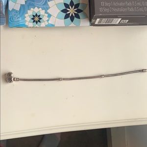 Silver pandora bracelet